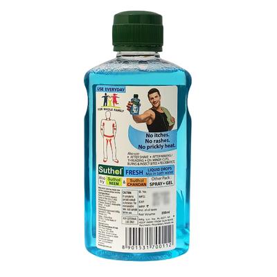 Boroline's Suthol Antiseptic Skin Hygiene Liquid - Fresh 200 ml - Wound/Burns