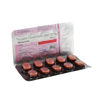 RAZOCARD 500 Tablet 10's - Angina