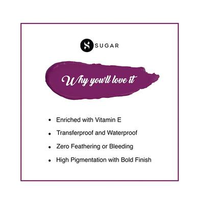 SUGAR Cosmetics Smudge Me Not Liquid Lipstick - 30 Peony Genie (Medium Pink) 4.5 ml - Liquid Lipsticks