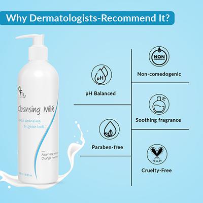 Fixderma Face Cleansing Milk 500 ml - Face Wash & Cleansers