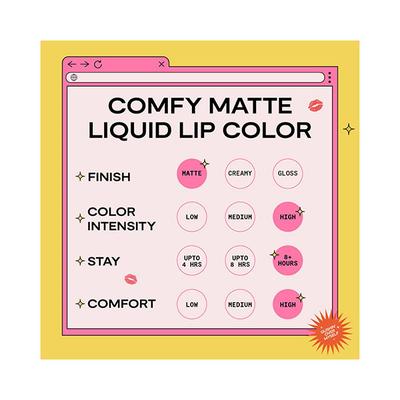 Gush Beauty Playpaint Airy Fluid Lipstick - Paint The Town 2.8 ml - Liquid Lipsticks