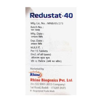 REDUSTAT 40 Tablet 15's - High Cholesterol-Dys