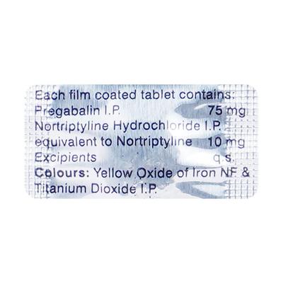 Nortipan Tablet 10'S - Neuropathic Pain-Dru