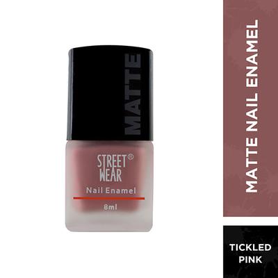 Streetwear Nail Enamel (Matte) - Tickled Pink 8 Ml - Nail Polish