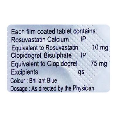 RASWIN CV 10mg Tablet 10's - High Cholesterol-Dys
