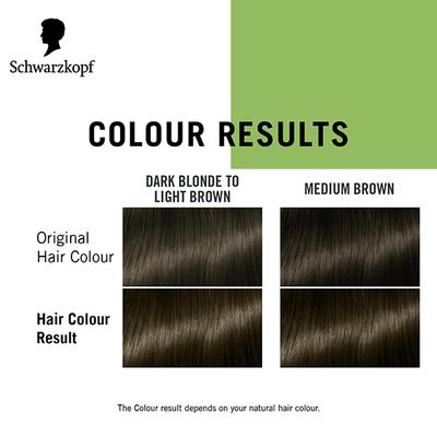Schwarzkopf Simply Colour Permanent Hair Colour For 100% Grey Coverage - 6.00 Light Brown 142.5 ml - Crème