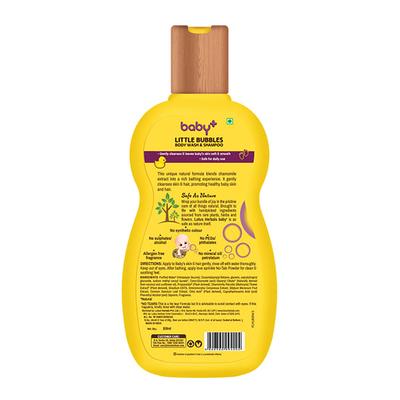 Lotus Herbals Baby+ Little Bubbles Body Wash & Shampoo 200 Ml - Shampoos