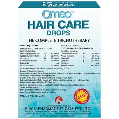 Bjain Omeo Hair Care Drops Combo 30 ml - Homeopathic Drops