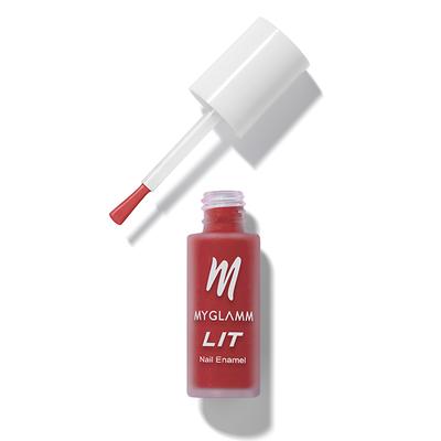 MyGlamm LIT Matte Nail Enamel-Adulting-7ml - Nail Polish