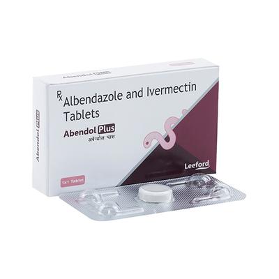 Abendol Plus 12/400mg Tablet 1'S - Parasitic Worms-Ant