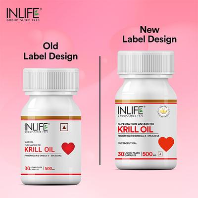 INLIFE Krill Oil Phospholipid Capsules 30's - Vital Health