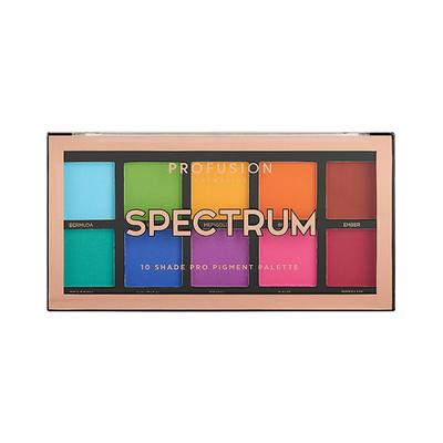 Profusion Cosmetics 10 Shade Multi Finish Eye Shadow Pallete Spectrum (16 g) - Eye Shadow Palettes
