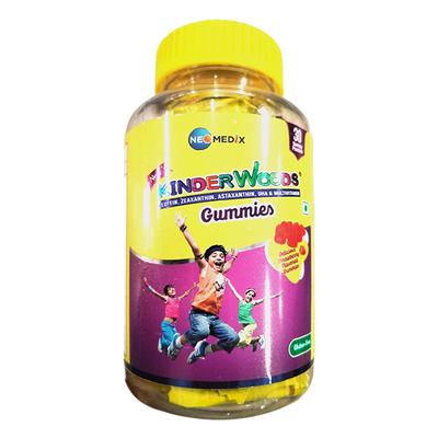 KINDERWOODS NEW DELICIOUS STRAWBERRY FLAVORED GLUTEN FREE Gummies 30's - Supplements-Vam