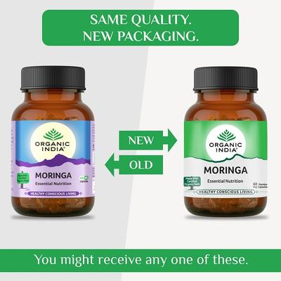 Organic India Moringa Veg Capsules 60's - Vitamin C