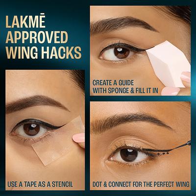 Lakme 9 to 5 Eyeconic Liquid Eyeliner Medium Brown 4.5 ml - Eyeliners