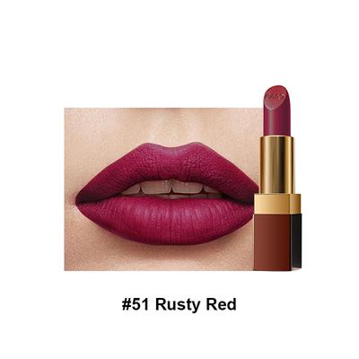 Charmacy Milano Soft Satin Matte Lipstick (Rusty Red) 3.8 gm - Lipsticks