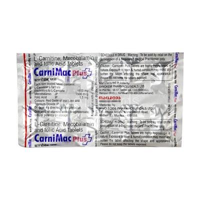 Carnimac Plus Tablet 10'S - Supplements-Vam