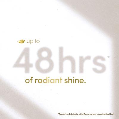 Dove Radiant Shine + UV Protect Hair Serum for Dry & Frizzy Hair 100 ml - Hair Serums