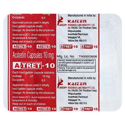 A TRET 10mg Capsule 10's - Psoriasis/Seborrhea/Ichthyosis-Pso