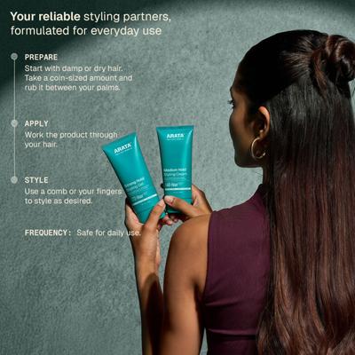 Arata Natural Hair Styling Combo 50ml - Hair Gels & Waxes