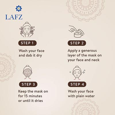 Lafz Caffeine Face Mask 50 gm - Masks & Peels