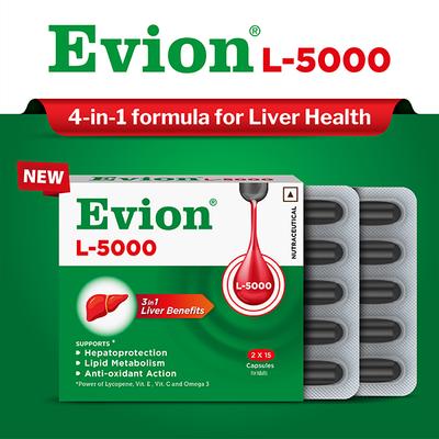 EVION L 5000 NUTRACEUTICAL Capsule 15's - Supplements-Vam
