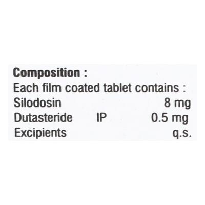 SILODONOL 8D Tablet 10's - Bladder And Prostate Disorders-Dru