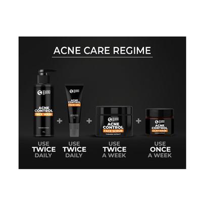Beardo Acne Control Face Wash Gel - Turmeric Extract 100 gm - Face Wash & Cleansers