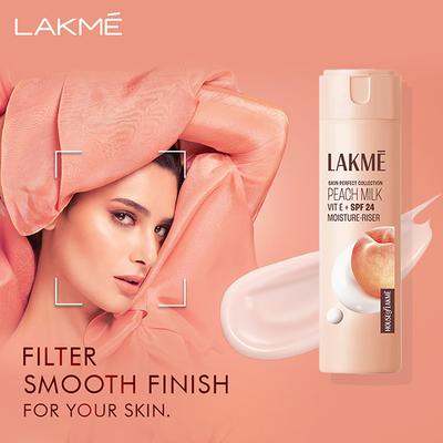 Lakme Peach Ceramide Moisturizer with SPF 24 For Dry Skin, Normal Skin & Sensitive Skin 200 ml - Face Moisturizers