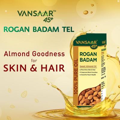 Vansaar 45+ Rogan Badam Sweet Almond Oil 50 ml - Speciality Medicines