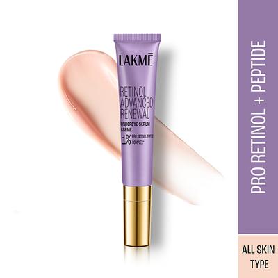 Lakme Retinol Advanced Renewal Under Eye Serum Creme 15 gm - Under Eye Creams & Serums