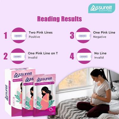 Assureit One Step Pregnancy Test Kit 1's - Intimate Tools & Accessories