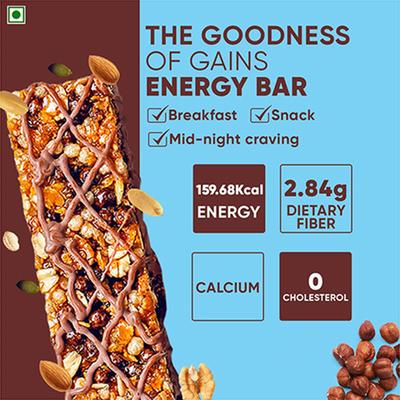 Fitspire Fit Nutrition Energy Bar Mocha Hazelnut 35 gm - Nutritional Bars