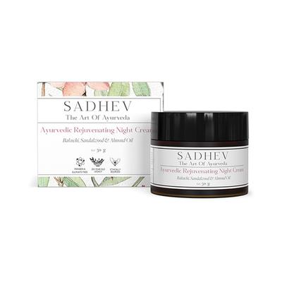 Sadhev - Ayurvedic Rejuvenating Night Cream 50 gm - Face Sunscreen