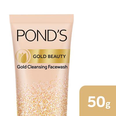 Pond's Gold Beauty Gold Cleansing Face Wash, Luminous Glow 50 gm - Face Wash & Cleansers