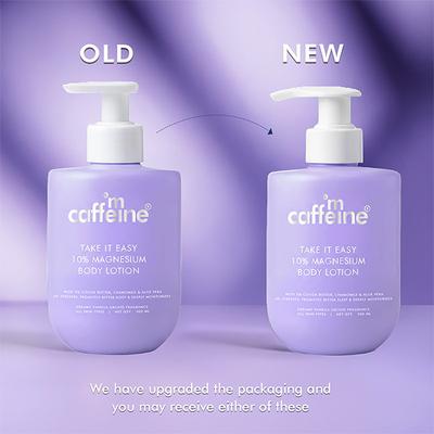 MCaffeine 10% Magnesium Body Lotion, 3X Instant Stress Reduction, Vanilla Betters Sleep & Relaxes 300 ml - Lotions & Creams