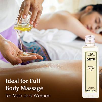 Aloe Veda Distil Virgin Coconut Oil 200 ml - Hair Oils