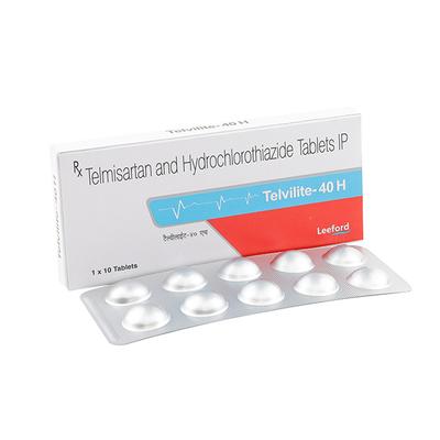 TELVILITE H 40mg Tablet 10's - Hypertension-Ang