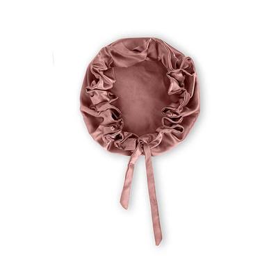 Mueras Silk Satin Hair Bonnet Dark Pink 1's - Hair Clips/Bands