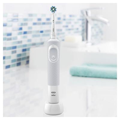 Oral B Vitality Cross Action Rechargeable Toothrbrush - White 1's - Toothbrushes