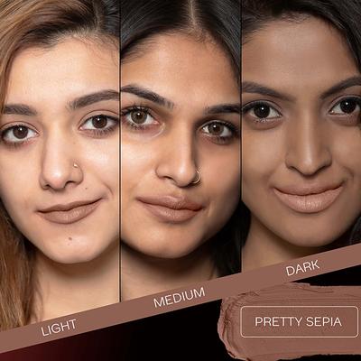 Facescanada Weightless Matte Finish Lipstick Pretty Sepia 08 4.5 gm - Lipsticks