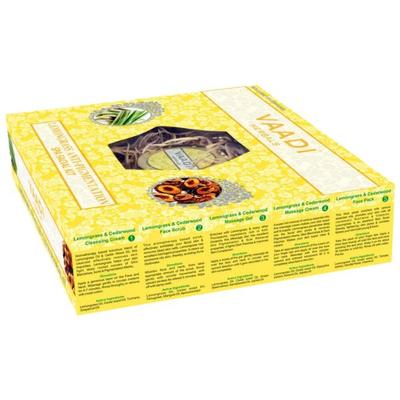 Vaadi Herbals Lemongrass Anti-Pigmentation SPA Facial Kit With Cedarwood Extract 270 gm - Facial Kits