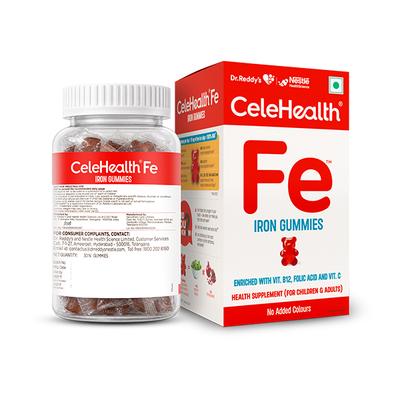 Celehealth Fe Iron Gummies 30's - Multi-Vitamins