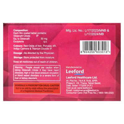 Bigfun 50mg Tablet 4'S - Impotence/Erectile Dysfunction (Ed)