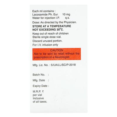 Lacosam Injection 20ml - Epilepsy/Convulsion-Ant