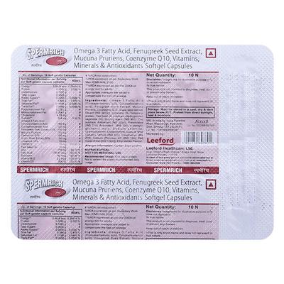 SPERMRICH Capsule 10's - Supplements-Vam