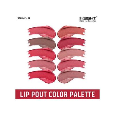 Insight Cosmetics Lip Pout Color Palette - Volume 1 11 gm - Lip Kits & Palettes