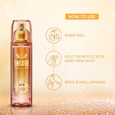 Engage WOMEN+ NEW Perfume SprayW4 120Ml - Women Perfumes (Edt/Edp)