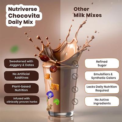 Baby Organo Ayurvedic Herbal ChocoVita Kids Granules - Chocolate 300 gm - Baby And Infant Supplements