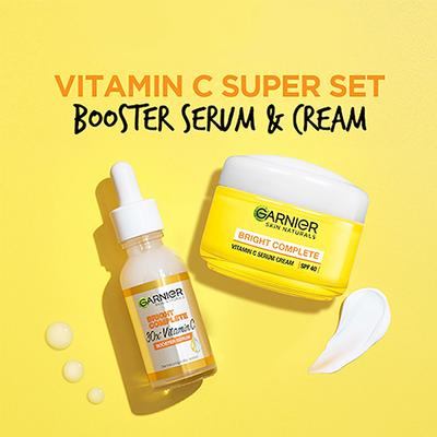 Garnier Bright Complete VITAMIN C UV Serum Cream UV 23 gm - Face Gels
